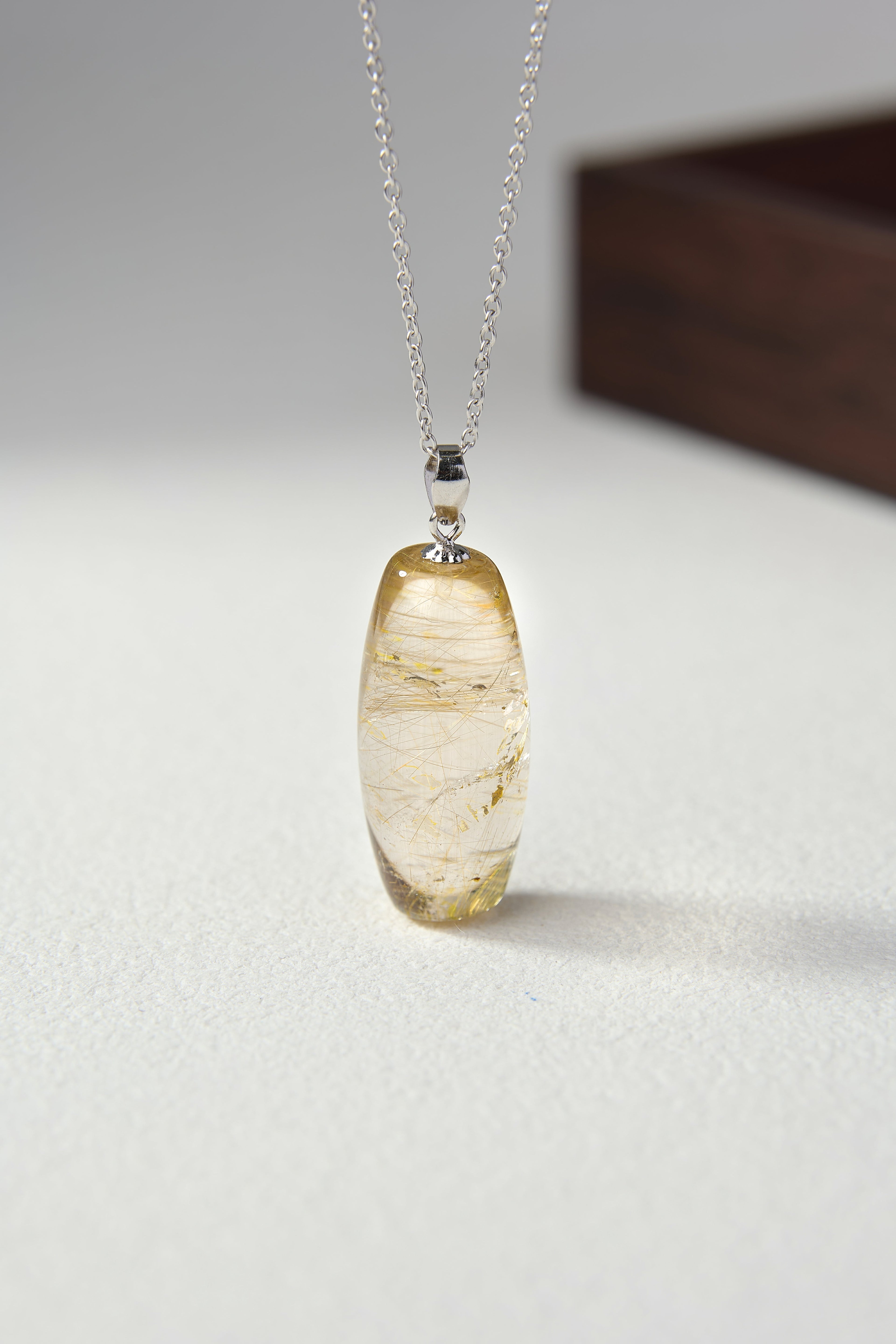 Wealth Vortex Quartz Pendant