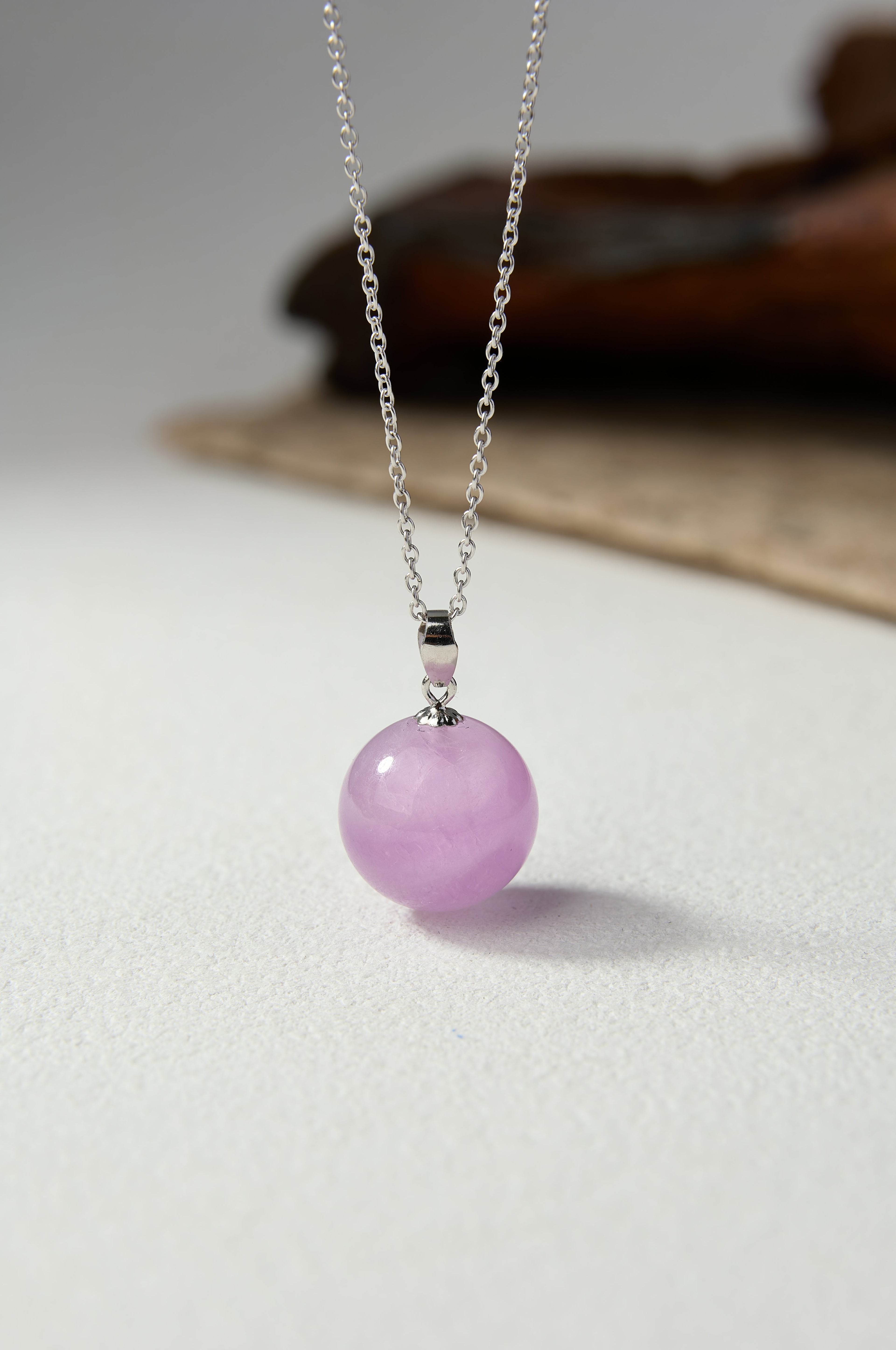 Pink Lavender Amethyst Pendant