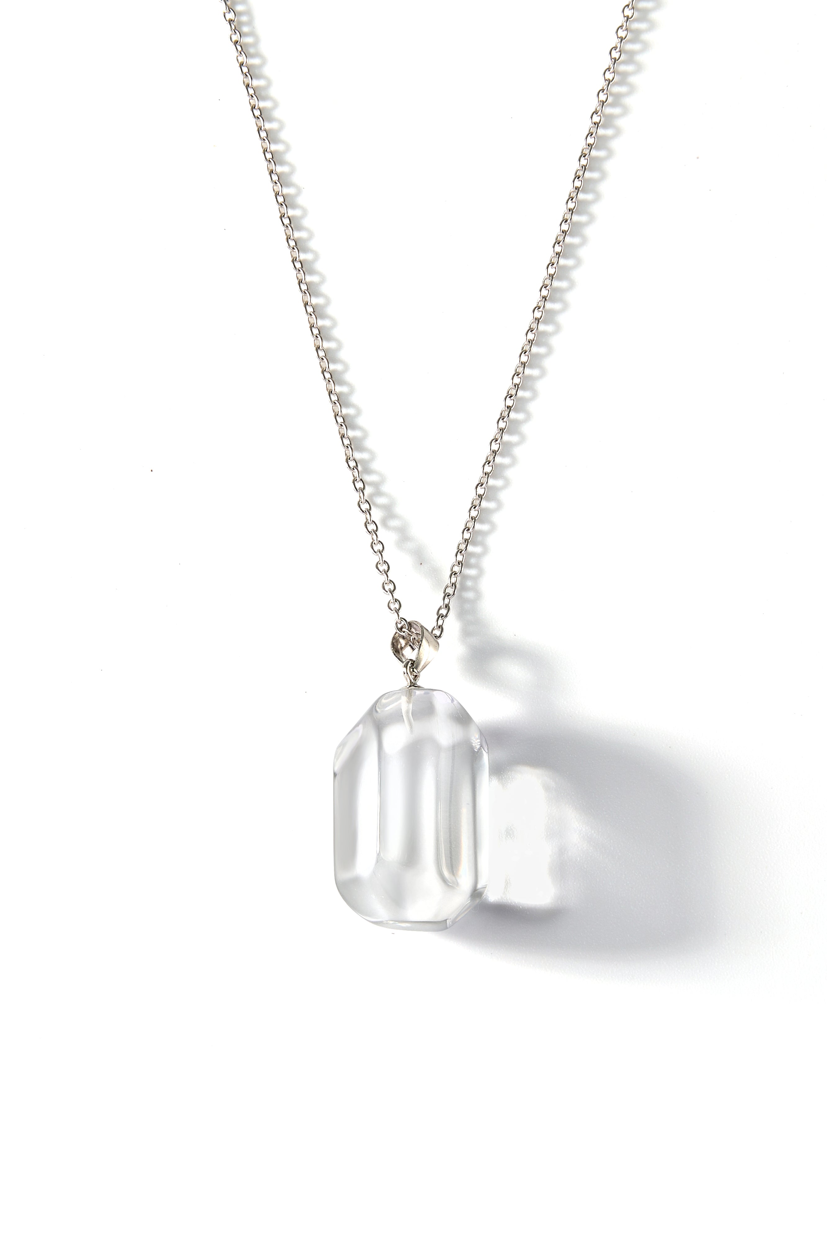 Clear Quartz Cleansing Pendant | Crystal Necklace