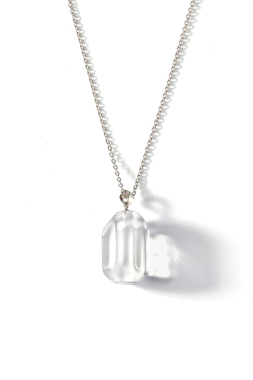Clear Quartz Cleansing Pendant | Crystal Necklace