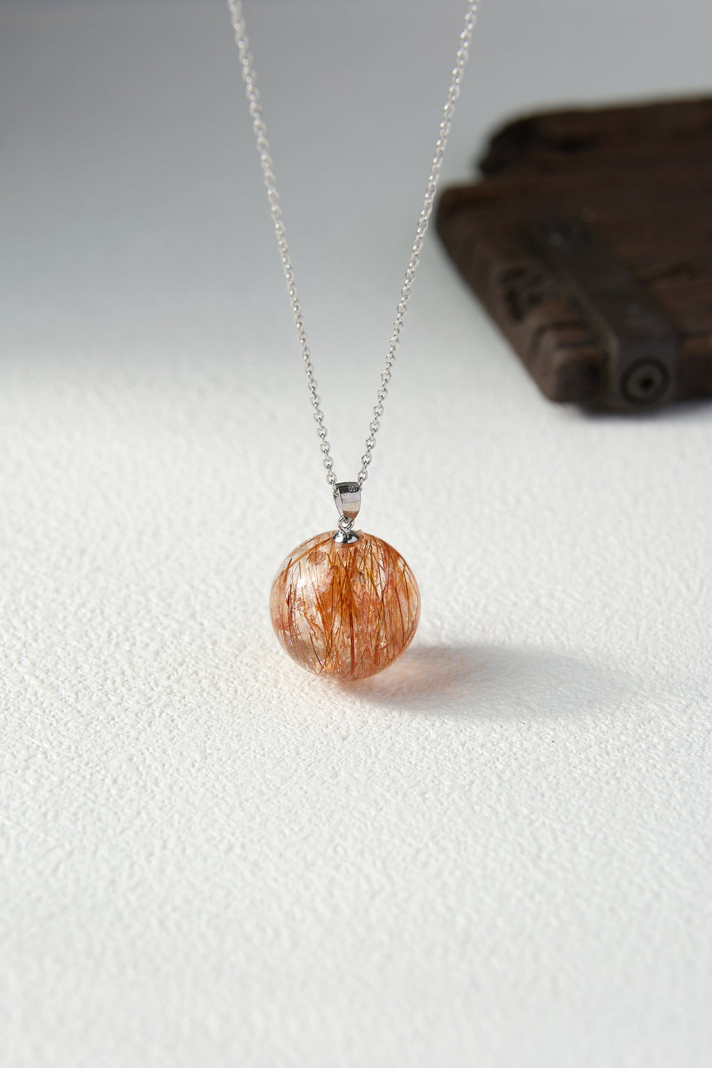 Abundance Medley Pendant | Black-Gold-Super-7 | Natural Crystal Necklace