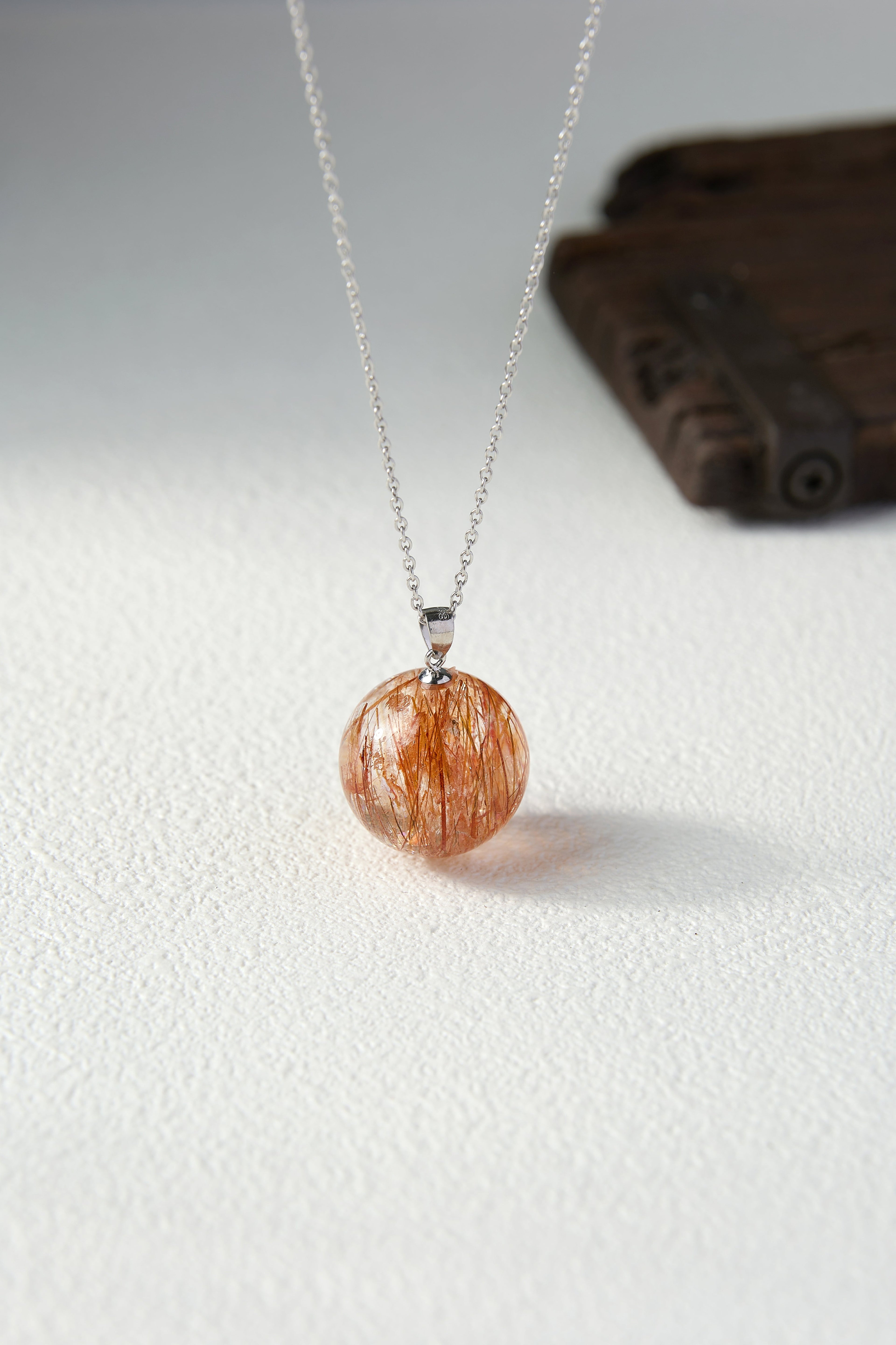 Abundance Medley Pendant | Black-Gold-Super-7 | Natural Crystal Necklace