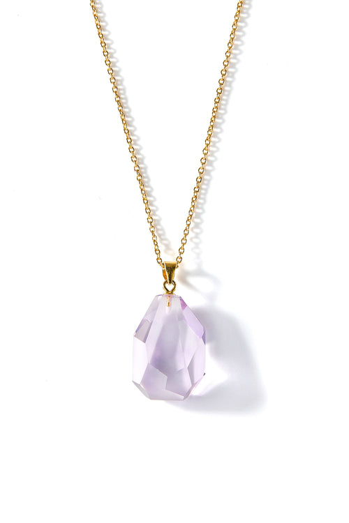 Amethyst Clarity Pendant - Top Quality Crystal Necklace