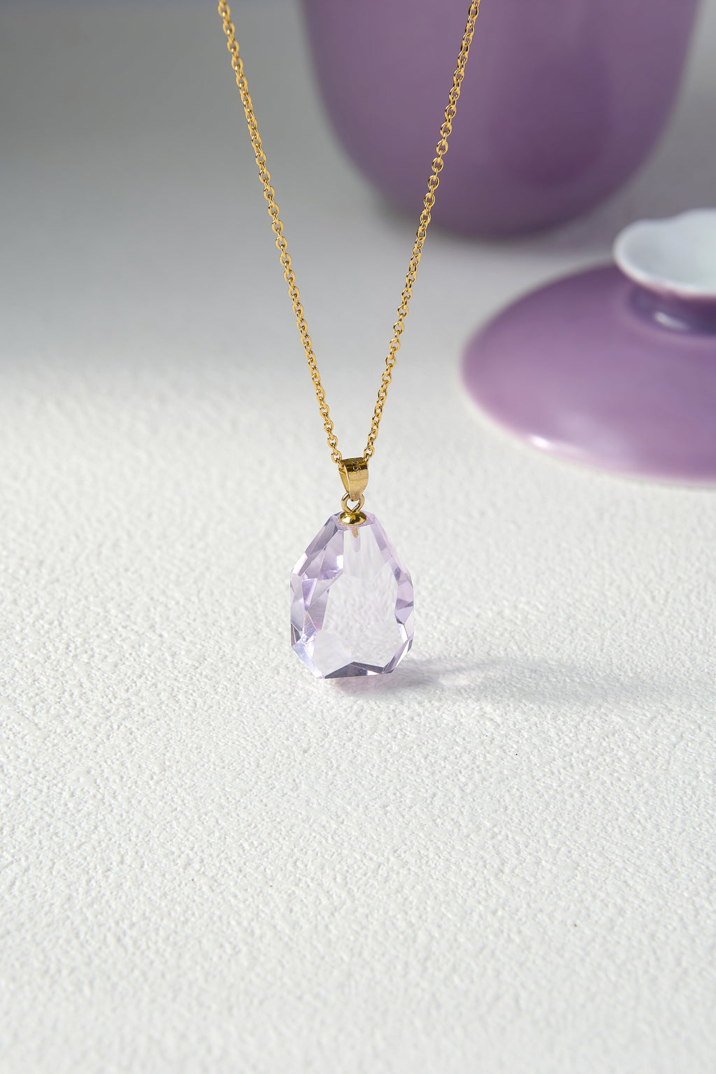 Amethyst Clarity Pendant - Top Quality Crystal Necklace