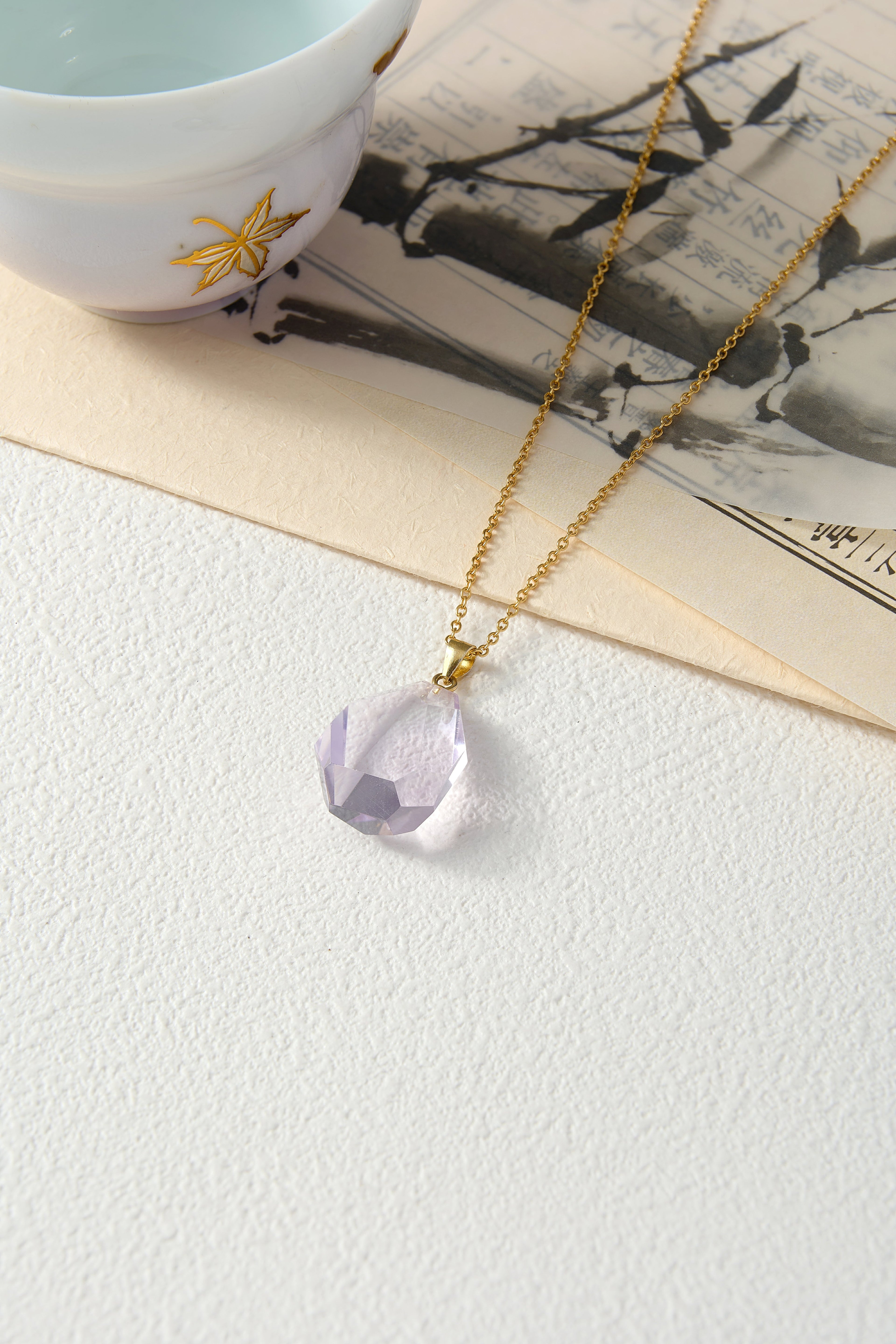 Amethyst Clarity Pendant - Top Quality Crystal Necklace