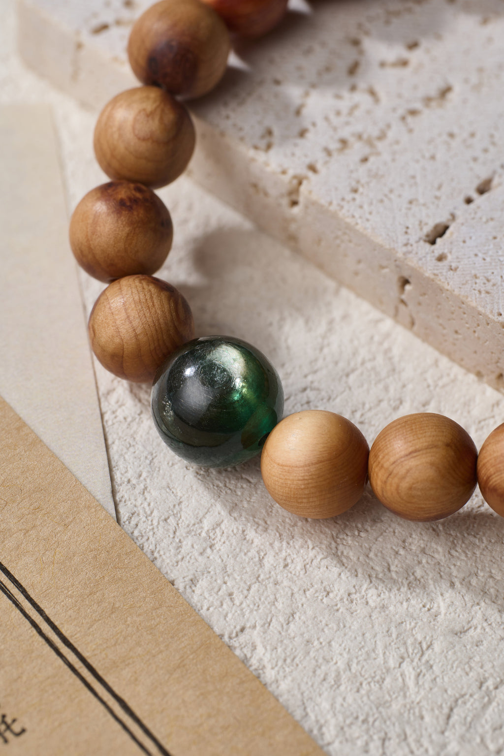 Wood Element-Destiny Alignment Thuja Sutchuenensis(Cliff Cypress) bracelet