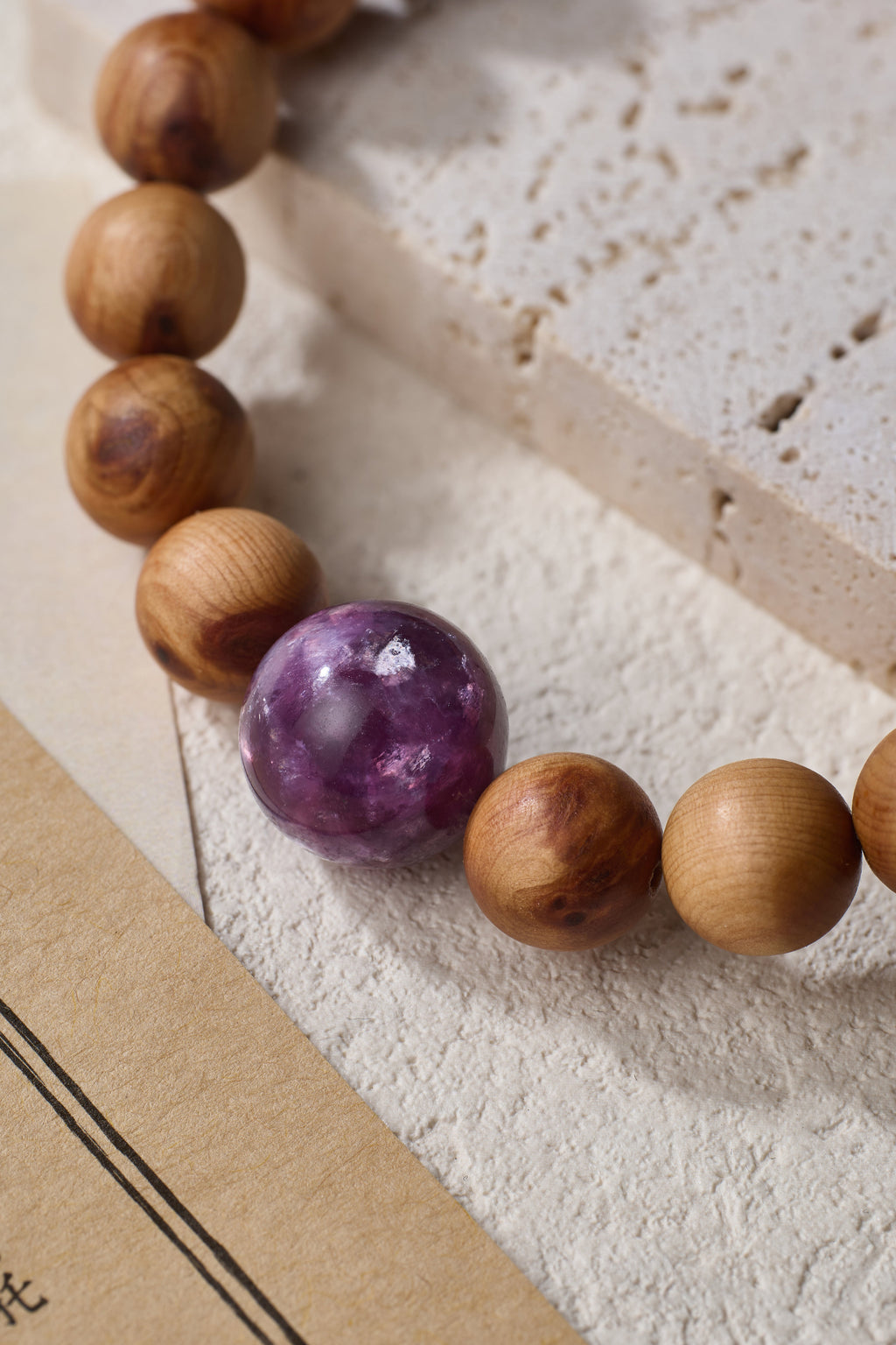 Fire Element-Destiny Alignment Thuja Sutchuenensis(Cliff Cypress) bracelet