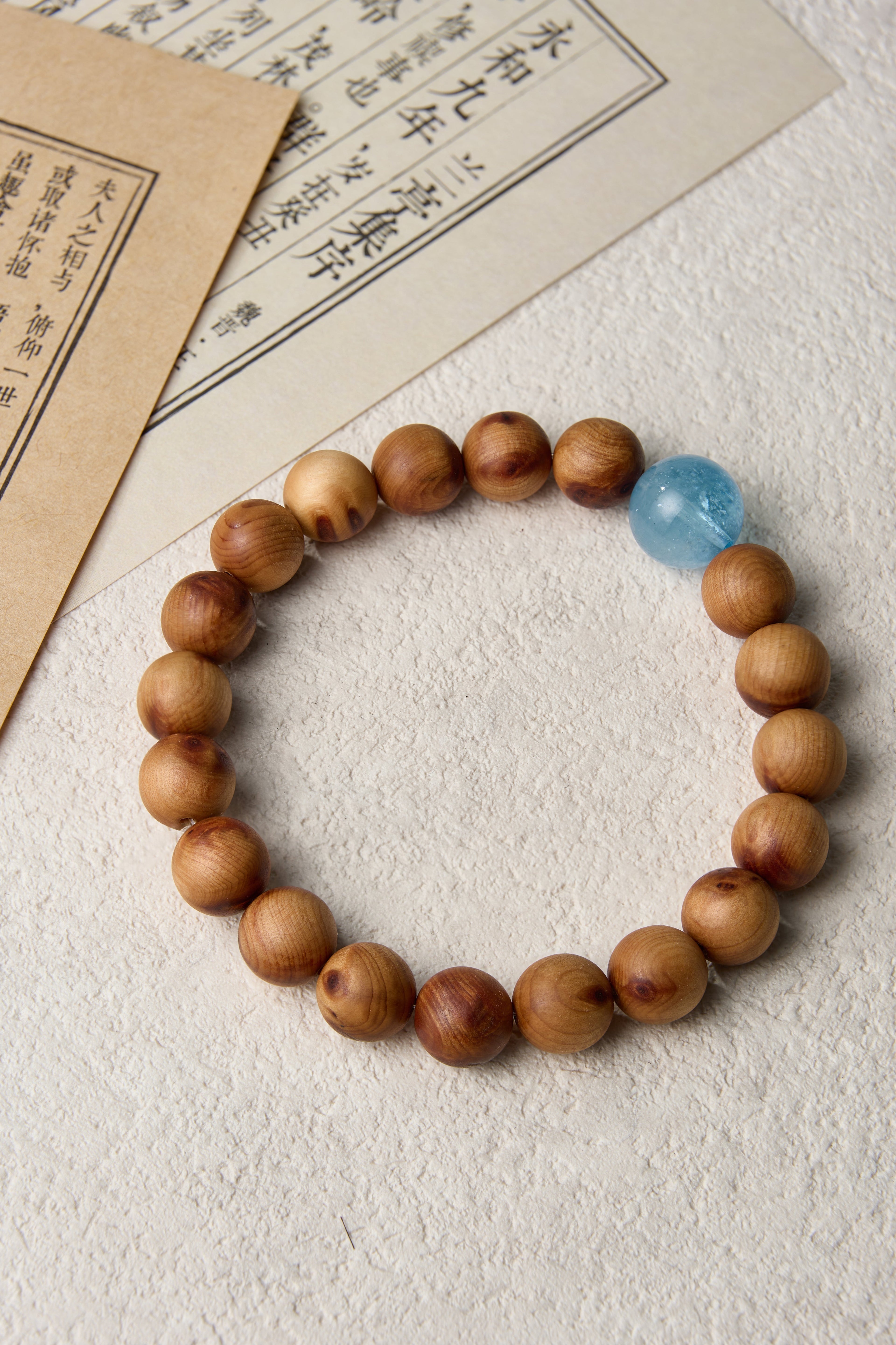 Water Element-Destiny Alignment Thuja Sutchuenensis(Cliff Cypress)bracelet