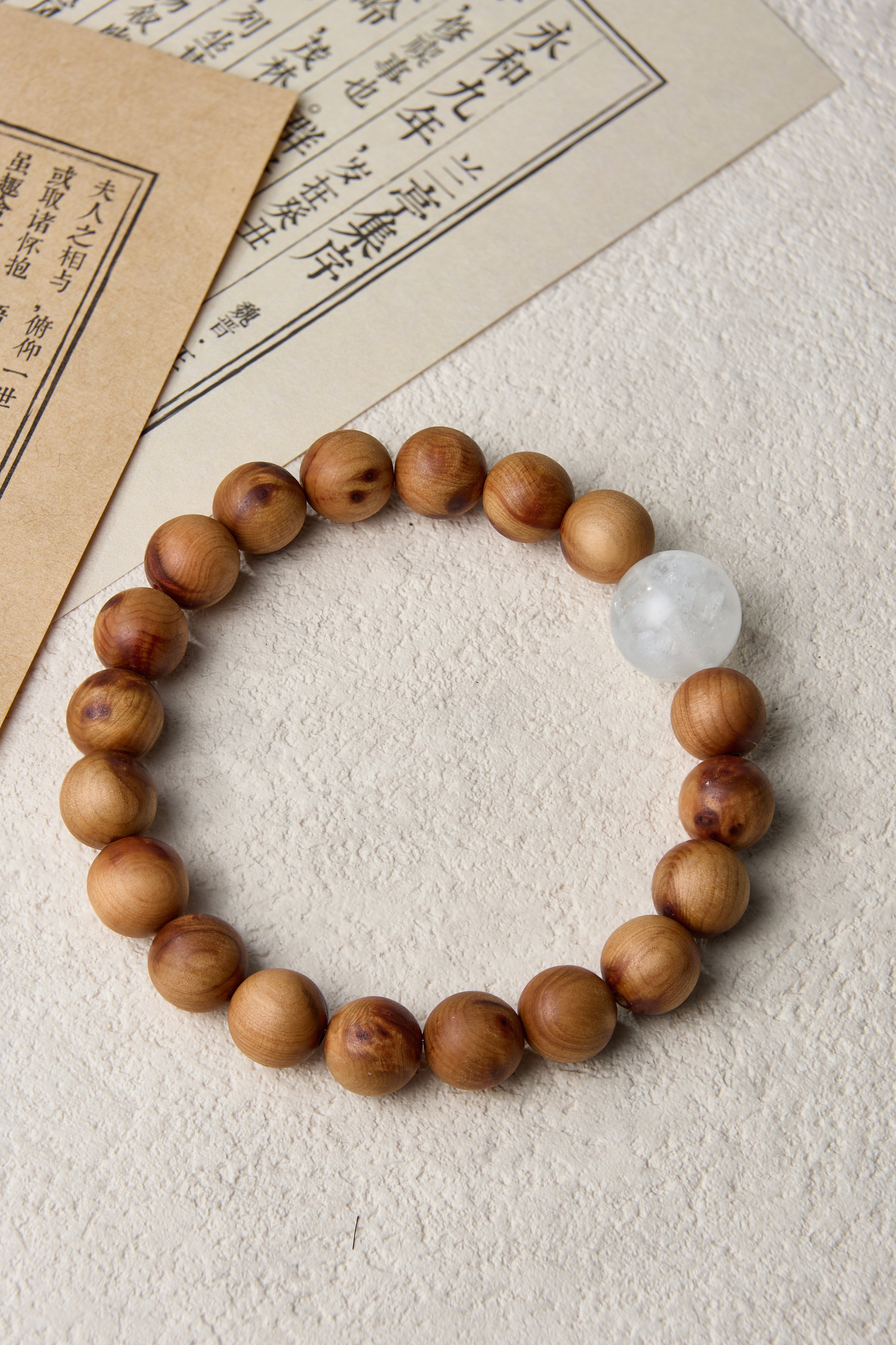 Metal Element-Destiny Alignment Thuja Sutchuenensis(Cliff Cypress) bracelet