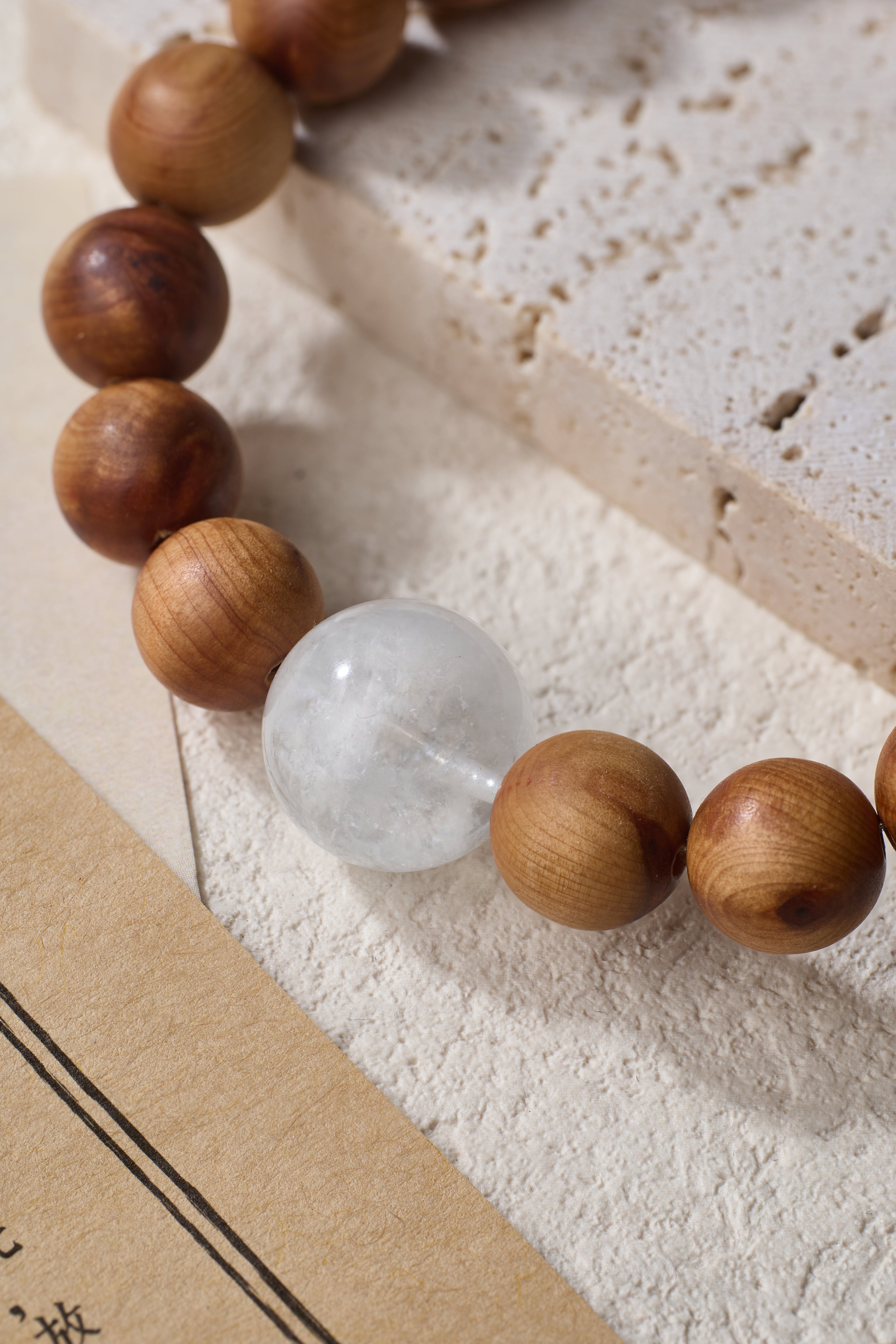 Metal Element-Destiny Alignment Thuja Sutchuenensis(Cliff Cypress) bracelet