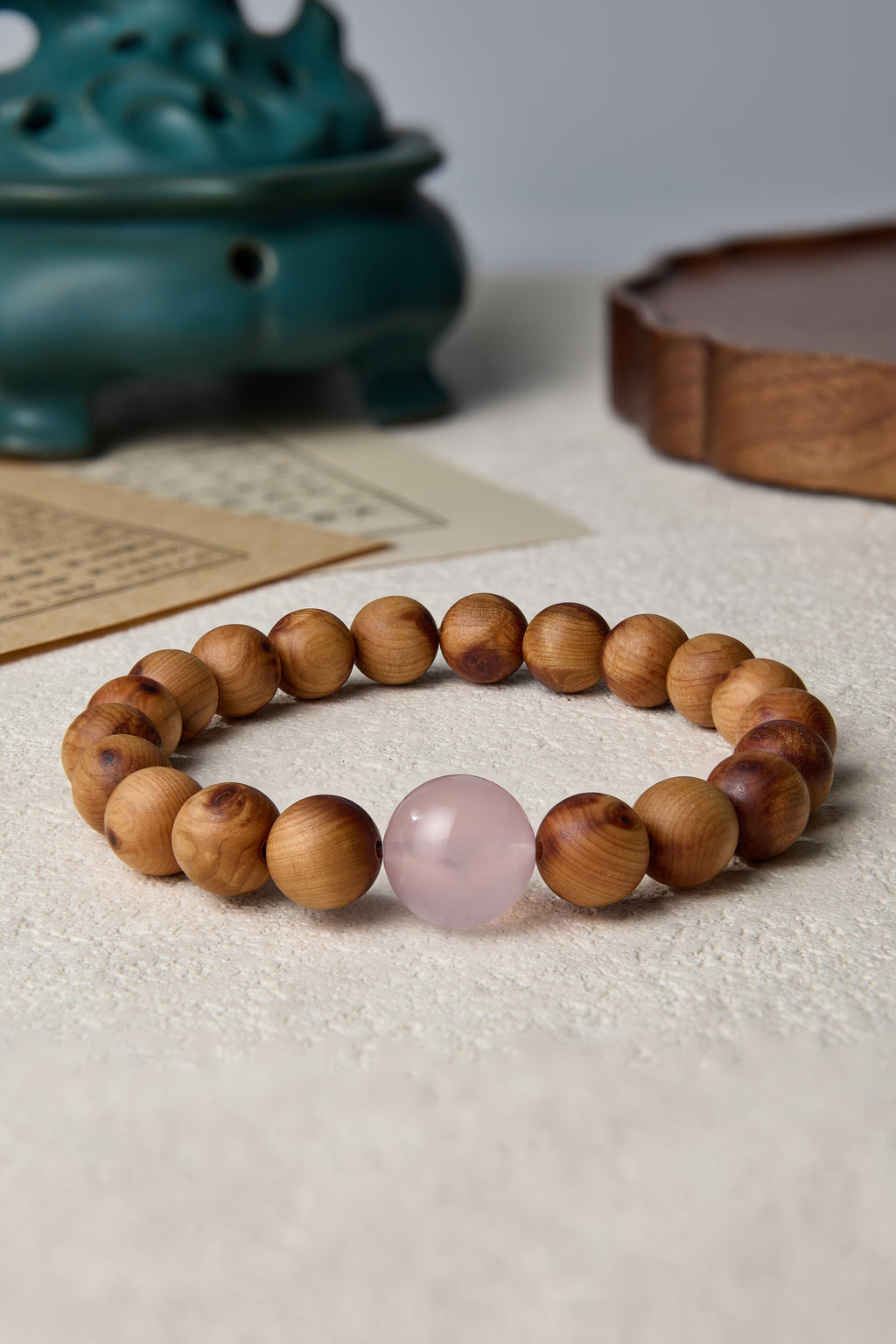 Boosting Romantic Attraction Thuja Sutchuenensis(Cliff Cypress) bracelet