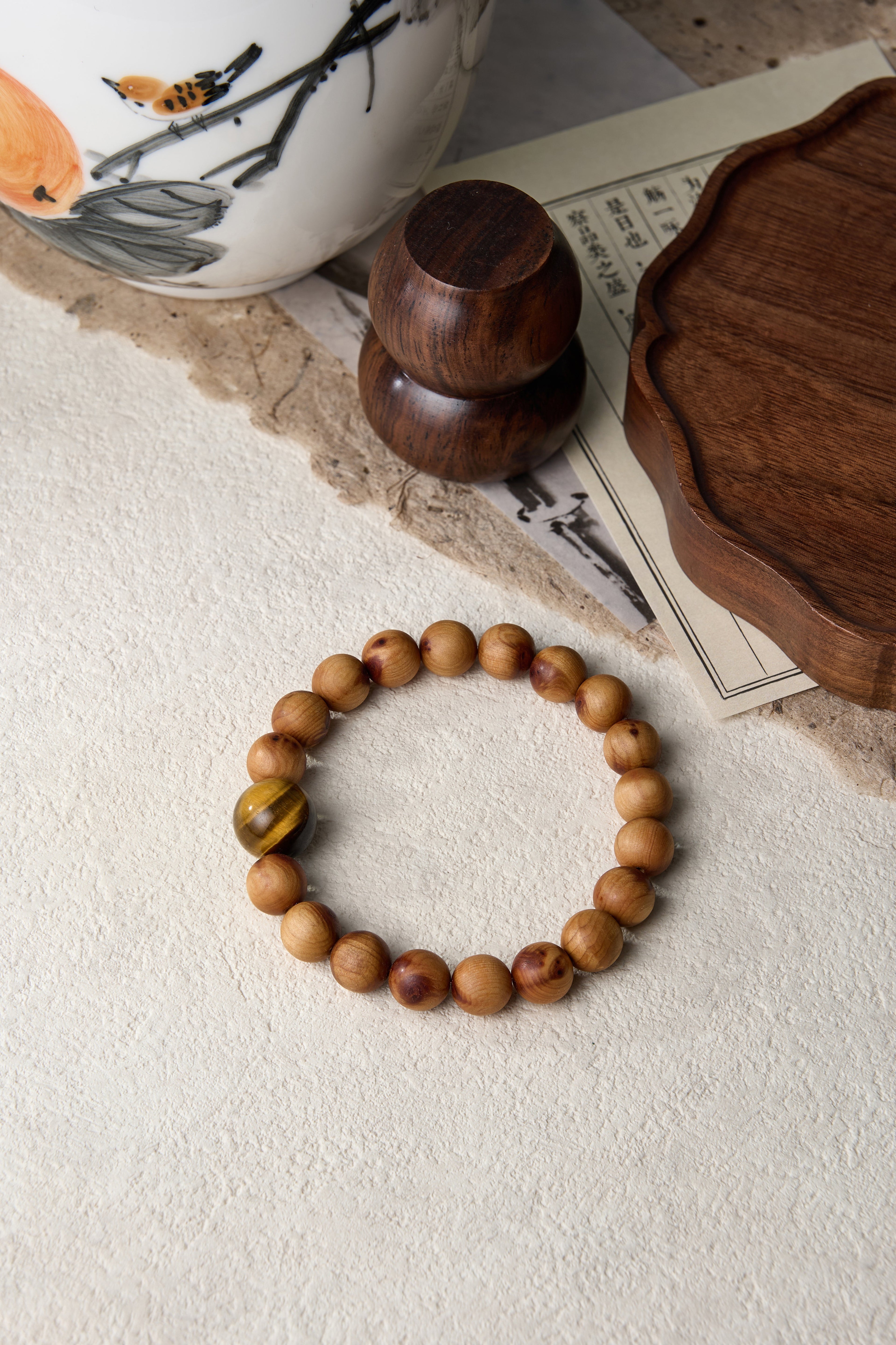 Guardian of Safety Thuja Sutchuenensis(Cliff Cypress)bracelet