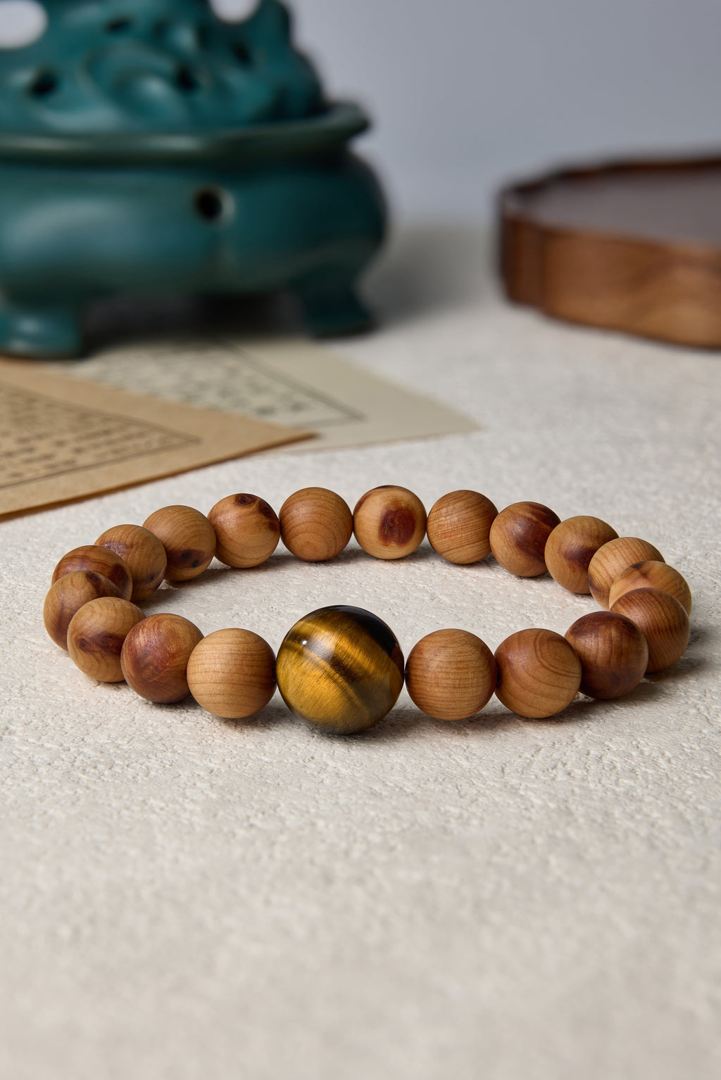 Guardian of Safety Thuja Sutchuenensis(Cliff Cypress)bracelet