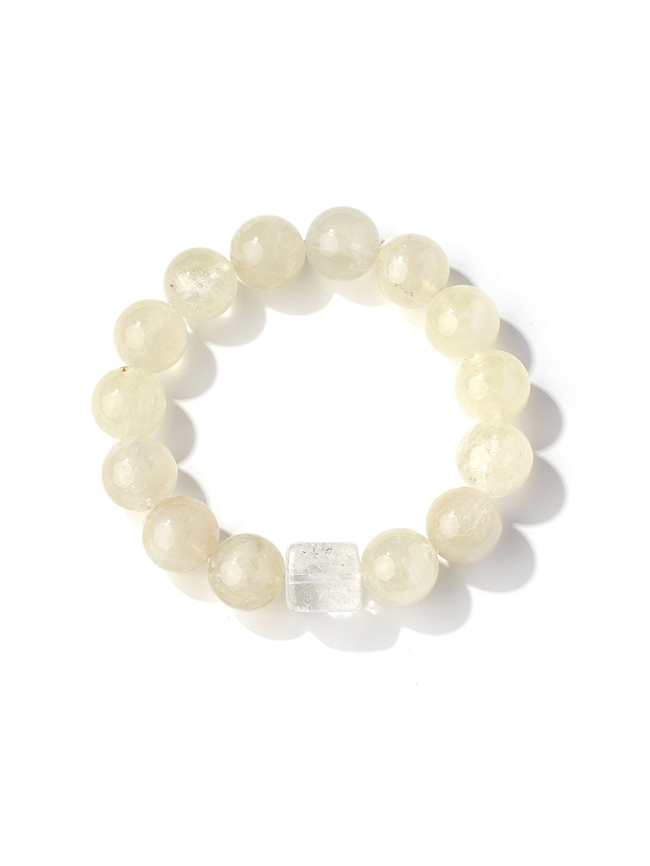 Metal Element One-of-a-Kind Fengshui Crystal Bracelet