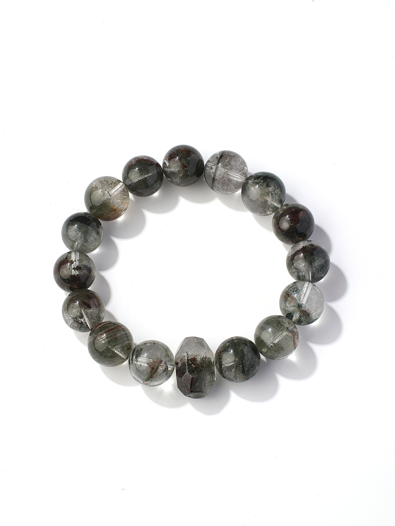 Wood Element One-of-a-Kind Crystal Bracelet-If you are always losing money