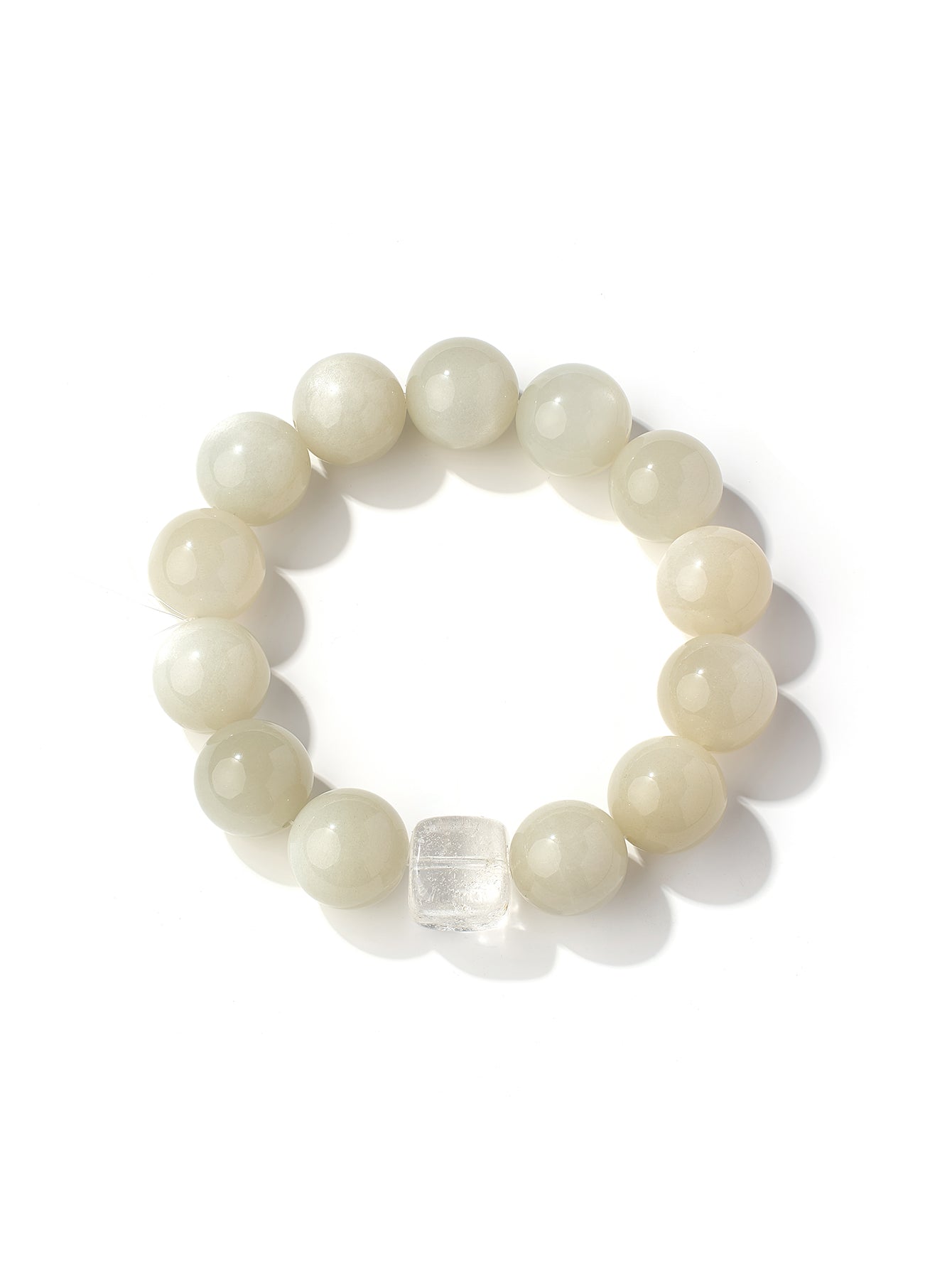 Metal Element One-of-a-Kind Fengshui Crystal Bracelet