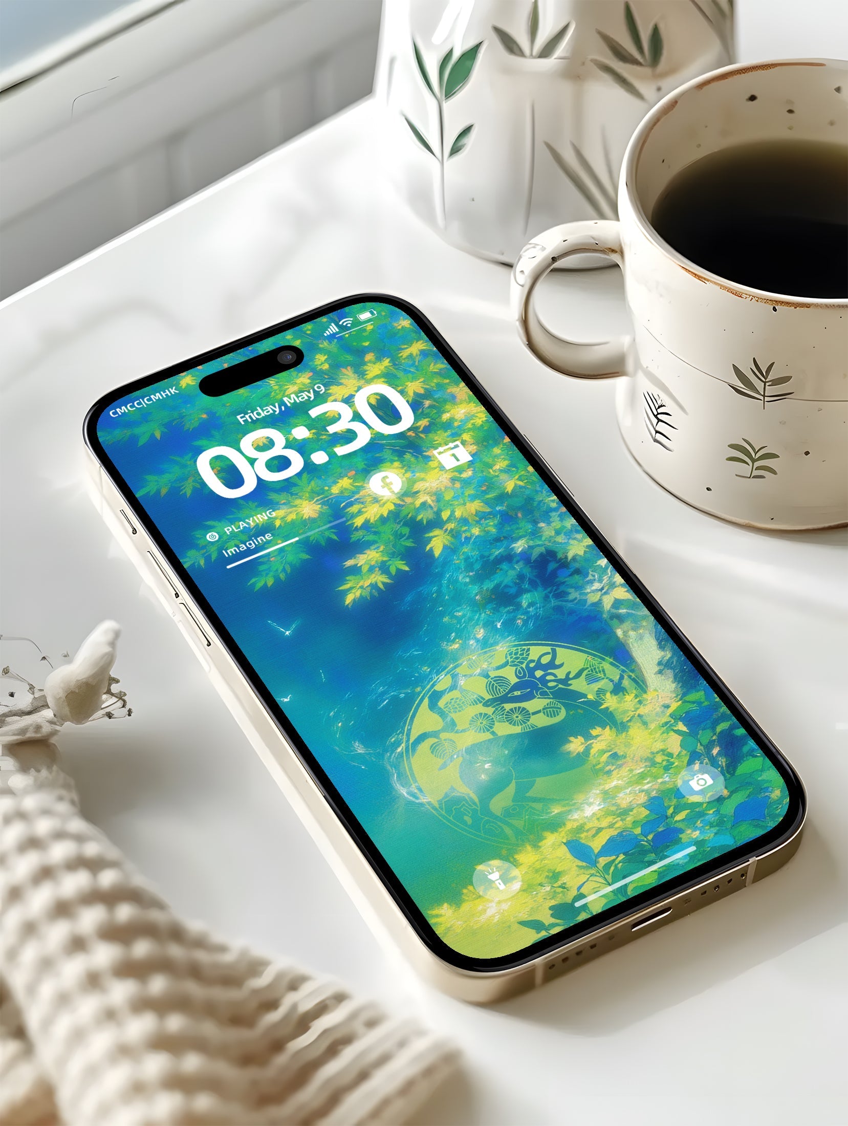 Feng Shui Digital Wallpaper – Element of Wood-Lucky charm