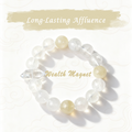 Metal Element One-of-a-Kind Fengshui Crystal Bracelet