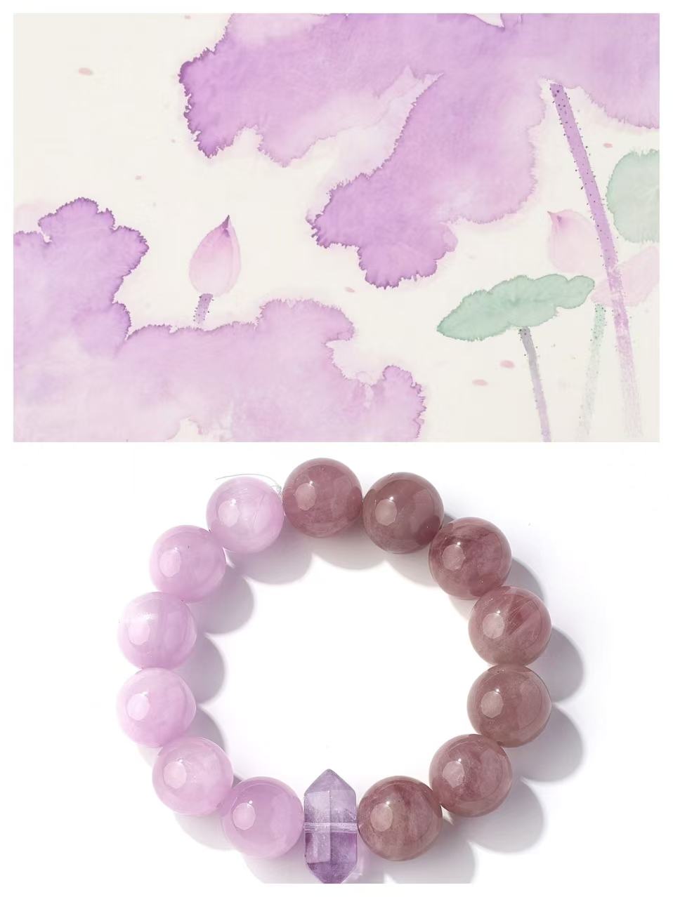 Fire Element One-of-a-Kind Crystal Bracelet-If you need a helping hand