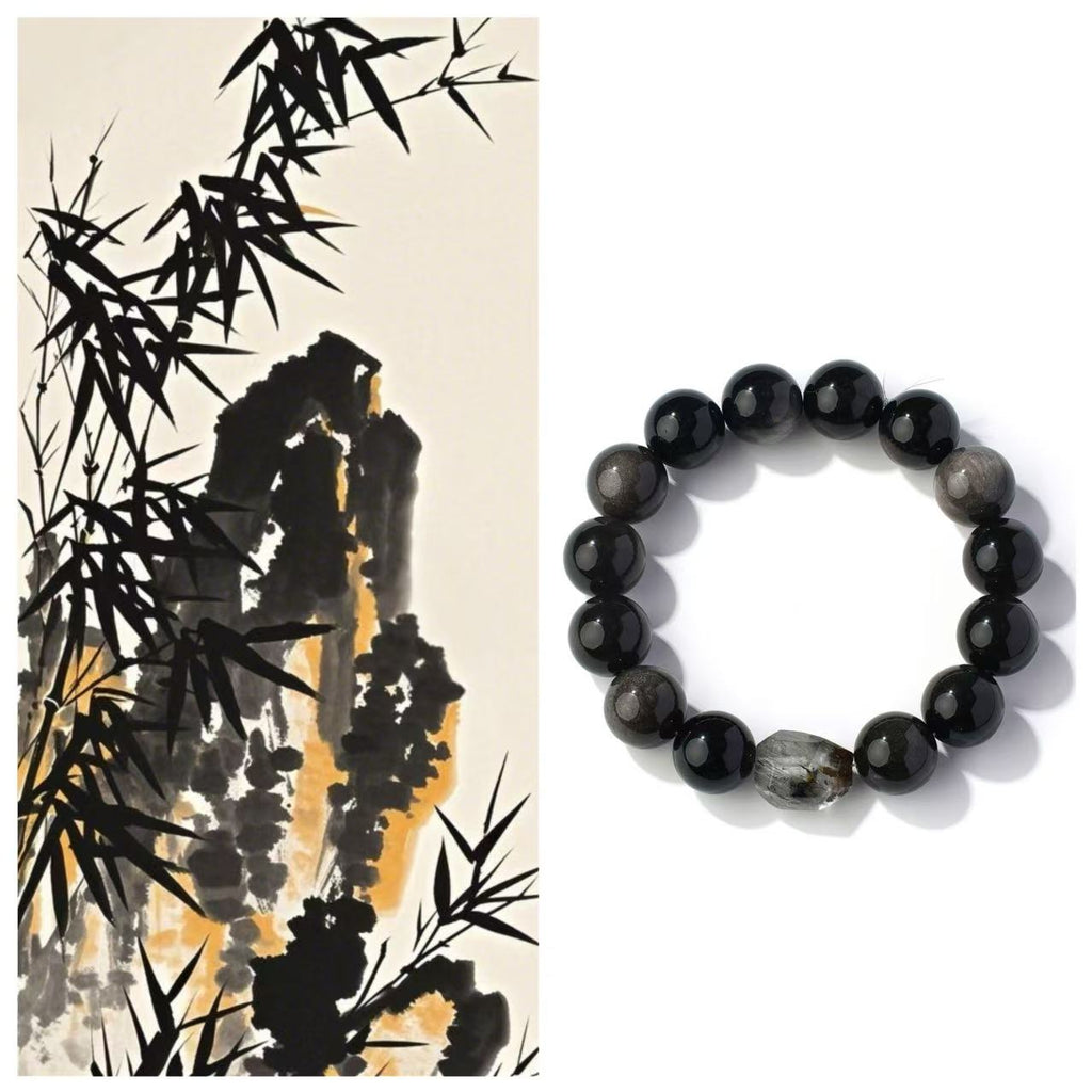 Water Element One-of-a-Kind Crystal Bracelet-if you need a helping hand