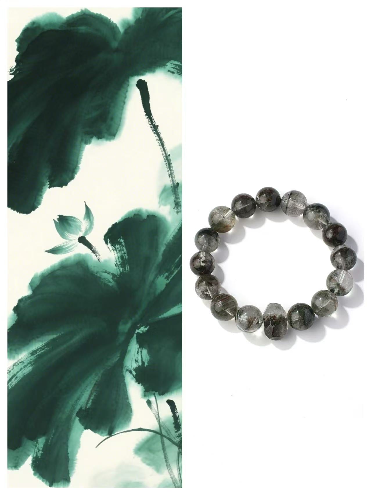 Wood Element One-of-a-Kind Crystal Bracelet-If you are always losing money