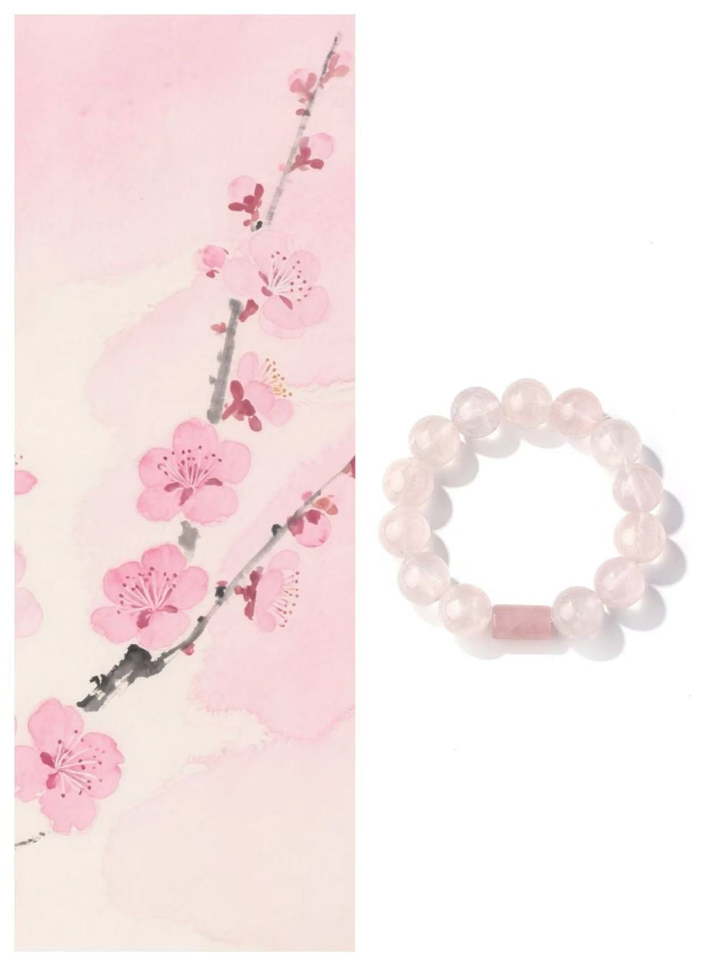 [Vincit Amor] Rose Quartz Bracelet — Manifest Soulmate & Attract True Love