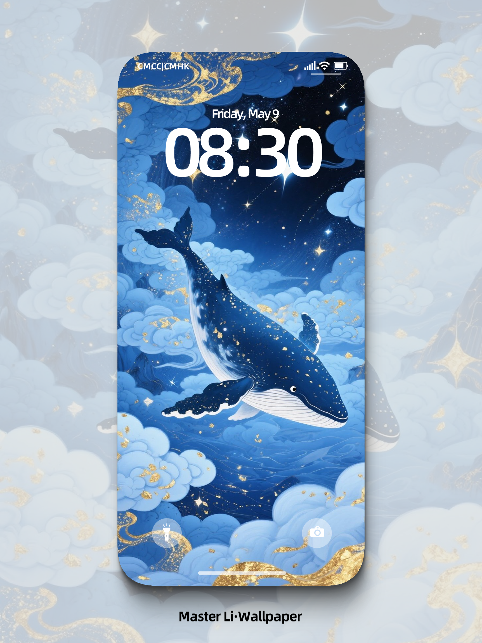 Feng Shui Digital Wallpaper – Element of Water-Lucky charm