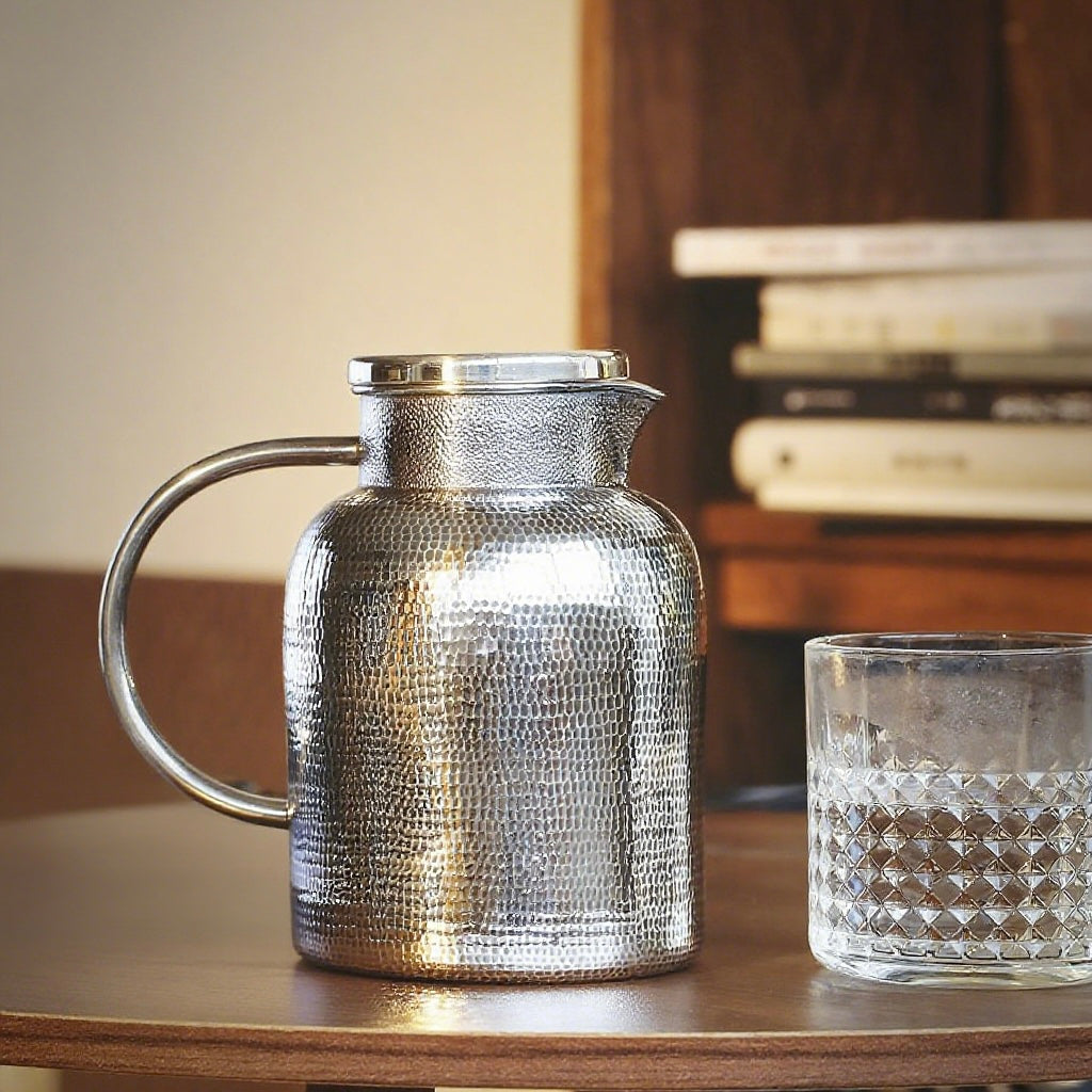 Minimalist Design - Silver Water Jugs