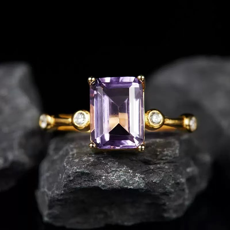 Girly Power - She-EO Success |925 silver Amethyst Ring