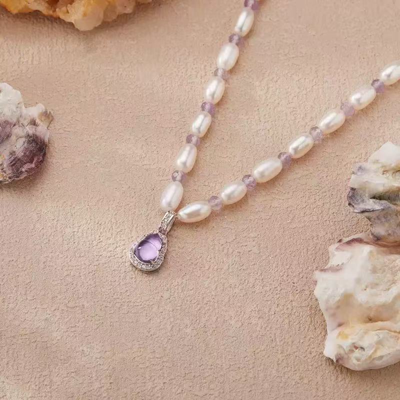 Pearl & Crystal Cleansing Jewelry Collection (Bracelet, Necklace & Set)
