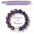 Fire-Metal Dual Energy Lepidolite Bracelet