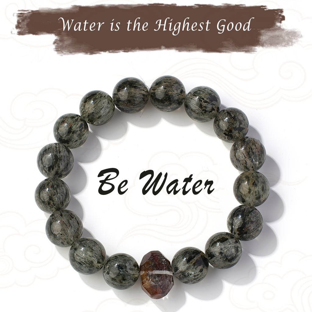 Abyssal Water Element Biotite Bracelet