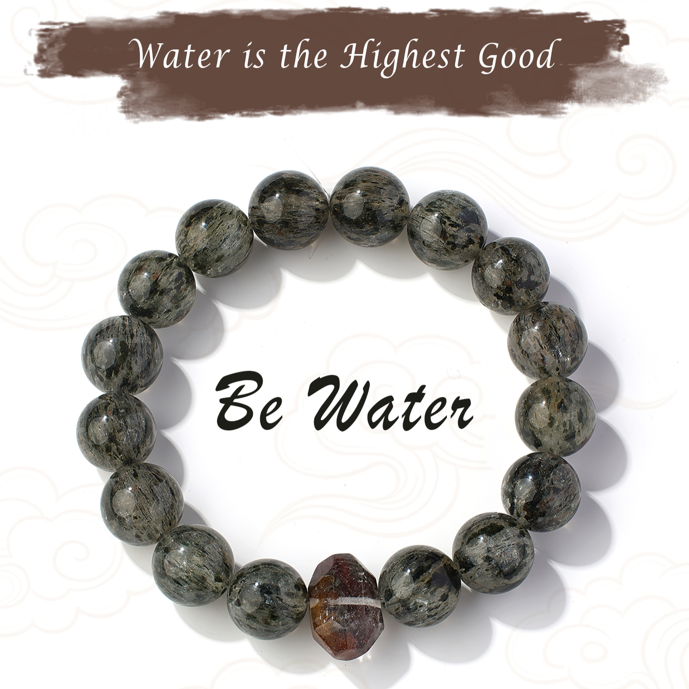 Abyssal Water Element Biotite Bracelet