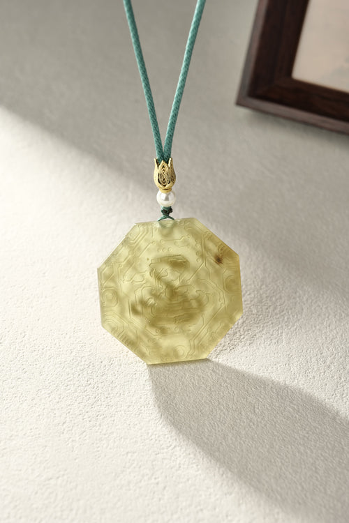 Auspicious Serpent Year Ornament, Hand-Carved from China's Prestigious Jade