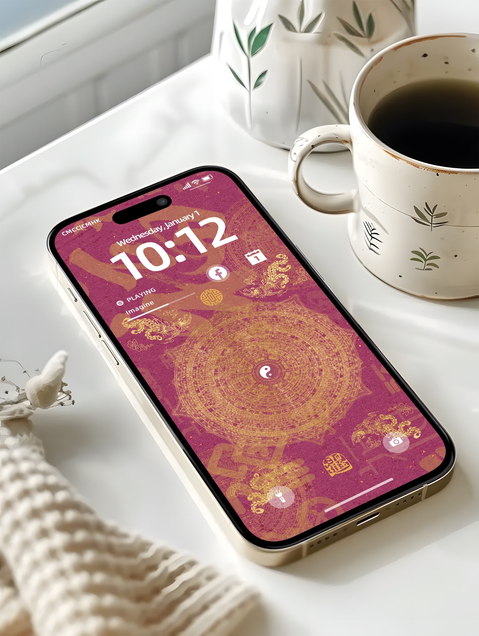 Winning Success for the Queens -- Nine Purple Li Fire Luck Wallpaper