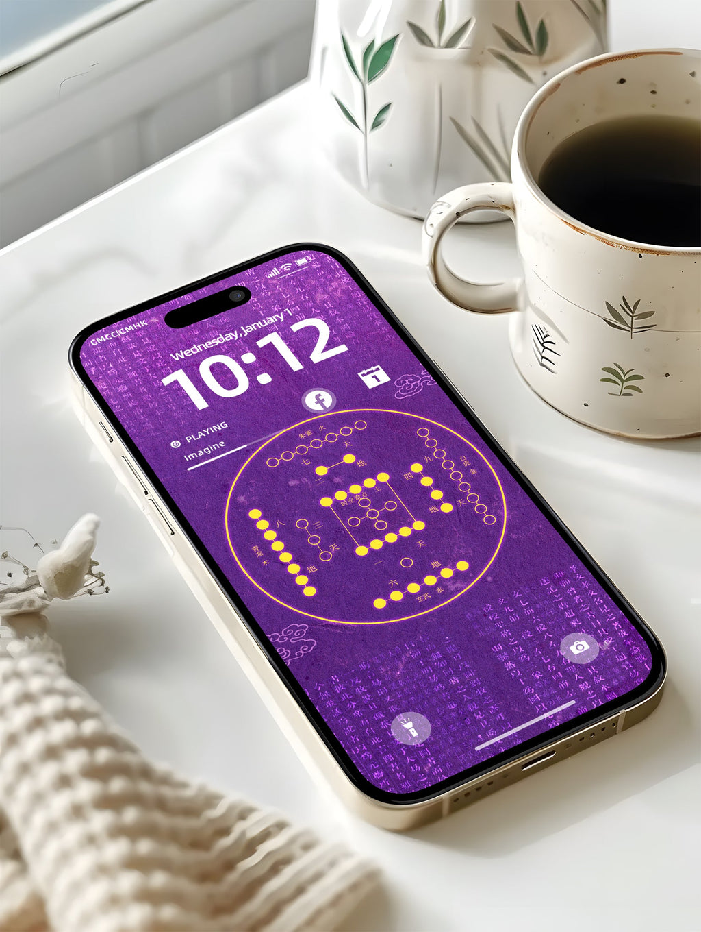 Winning Success for the Queens -- Nine Purple Li Fire Luck Wallpaper